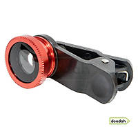 Fisheye линза насадка для смартфона - Photolife BL-01 Red