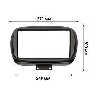 Перехідна рамка 9" Lesko Fiat 500X (334) 2015+ (6591) 4 шт., фото 3