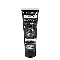 Маска пленка для лица Revuele Charcoal Black Mask с активированным углем 80 мл