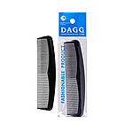 Гребінь для волосся чоловічий кишеньковий DAGG 12,5 см, чорний, фото 2