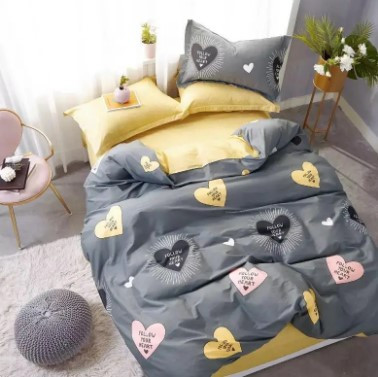 Сімейний комплект постільної білизни Бязь Голд "Слідуй за своїм серцем"