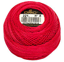 Різдвяний червоний DMC Pearl Cotton DMC321