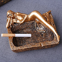 Настільна оригінальна креативна попільничка зі смоли для сигарет