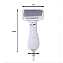 Пилосос Pet Grooming Dryer WN-10, фен-гребінець для шерсті, Щітка для тварин собак котів, фото 3