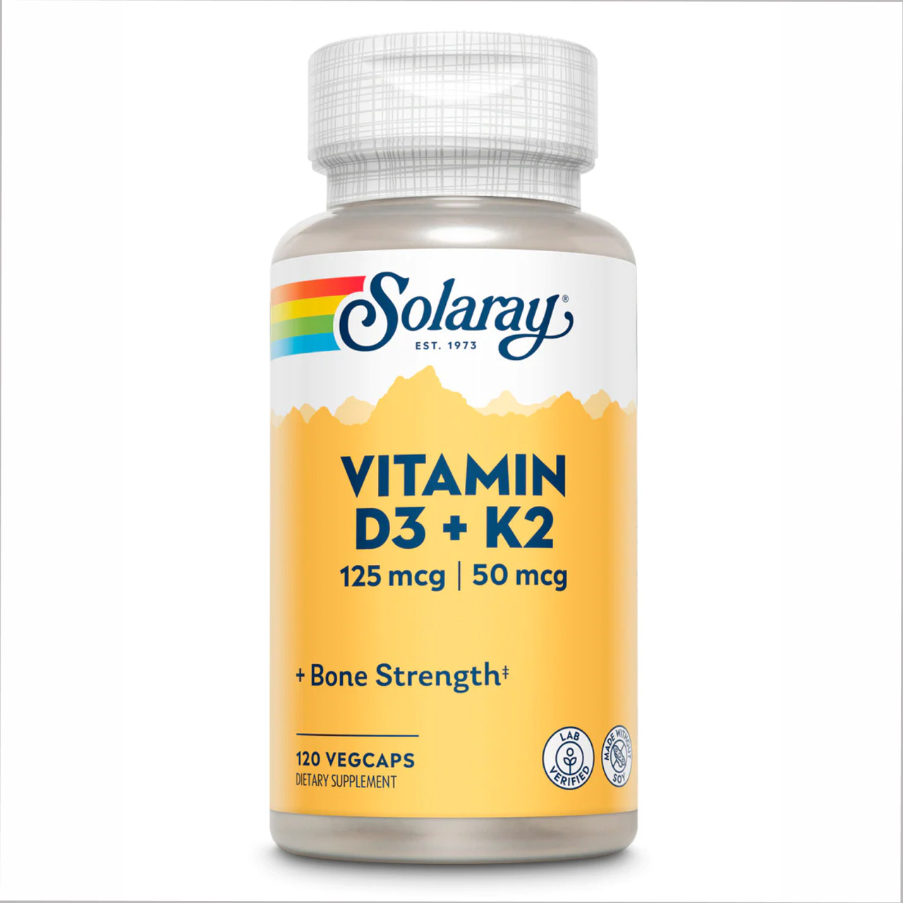 Vitamin D-3 & K-2 - 120 vcaps, фото 1