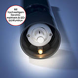 Електричний млин для спецій, Подрібнювач солі та перцю на батарейках, Автоматична перцемолка, фото 8