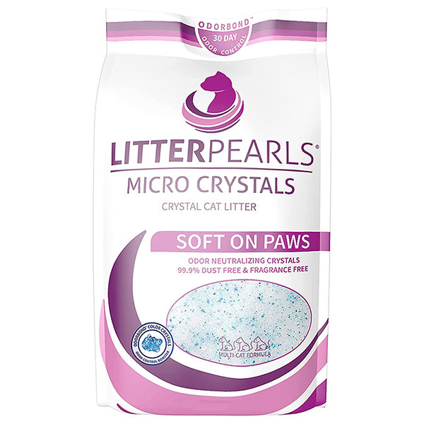 Litter Pearls Micro Crystals (Літтер Перлс Мікро Крістал) кварцовий силікагелевий наповнювач для туалетів котів 1.59 кг, фото 1