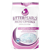Litter Pearls Micro Crystals (Литтер Перлс Микро Кристал) кварц силикагеле наполнитель для туалетов котов 1.59