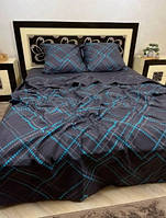 Двуспальный комплект постельного белья из ткани Бязь Голд "Электрик"