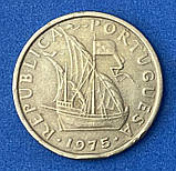 Монета Португалії 5 ескудо 1975-81 рр., фото 2