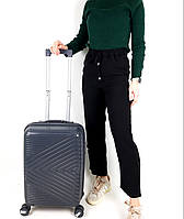 Маленький чемодан Ручная кладь прочная Vali's 55×35×23 см 56 л Серый
