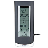 Метеостанція прогноз погоди годинник Technoline WS6501 Black Metall (WS6501) Електронна метеостанція побутова, фото 10