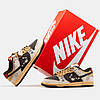 Чоловічі кросівки Nike SB Dunk Low x Stussy 40th Brown — унікальний вуличний стиль, фото 7