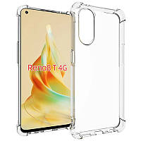 TPU чехол GETMAN Ease logo усиленные углы для Oppo Reno 8 T 4G