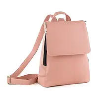 Рюкзак із клапаном світло-рожевий