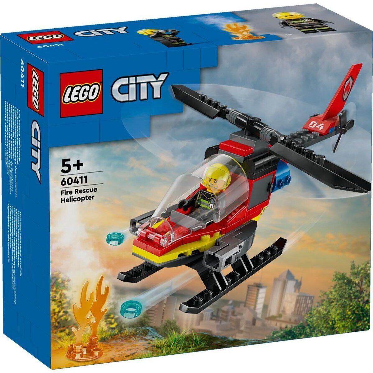 Lego City Пожежний рятувальний вертоліт 60411, фото 1
