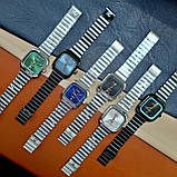 Чоловічий класичний кварцевий стрілковий наручний годинник Curren 8460 Silver-Black, фото 4