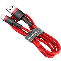 Кабель зарядний BASEUS USB for Lightning Iphone 1 м Red/Black CALKLF-W09