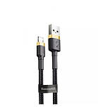 Кабель зарядний BASEUS USB for Lightning Iphone QC3.0 1 м Gray/Black CALKLF-WV1, фото 3