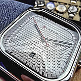 Чоловічий класичний кварцовий стрілковий наручний годинник Curren 8460 Silver-Silver, фото 3