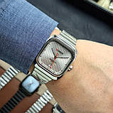 Чоловічий класичний кварцовий стрілковий наручний годинник Curren 8460 Silver-Silver, фото 2