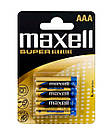 Батарейка Maxell AAA LR03 SUPER BLIST 4шт (M-790336.04.EU)