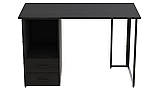Комп'ютерний стіл Ferrum-decor Отто 75x140x60 чорний ДСП Сосна Кемпбра 16 мм SC, код: 2335290, фото 3