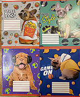 Зошит учнівський 12 арк,коса  лінія, Leader