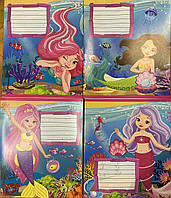 Зошит учнівський 12 арк,коса  лінія, Leader