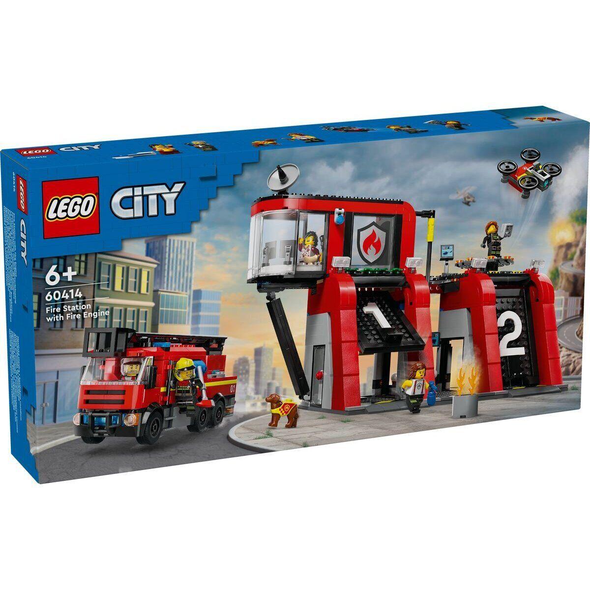 Lego City Пожежне депо з пожежною машиною 60414, фото 1