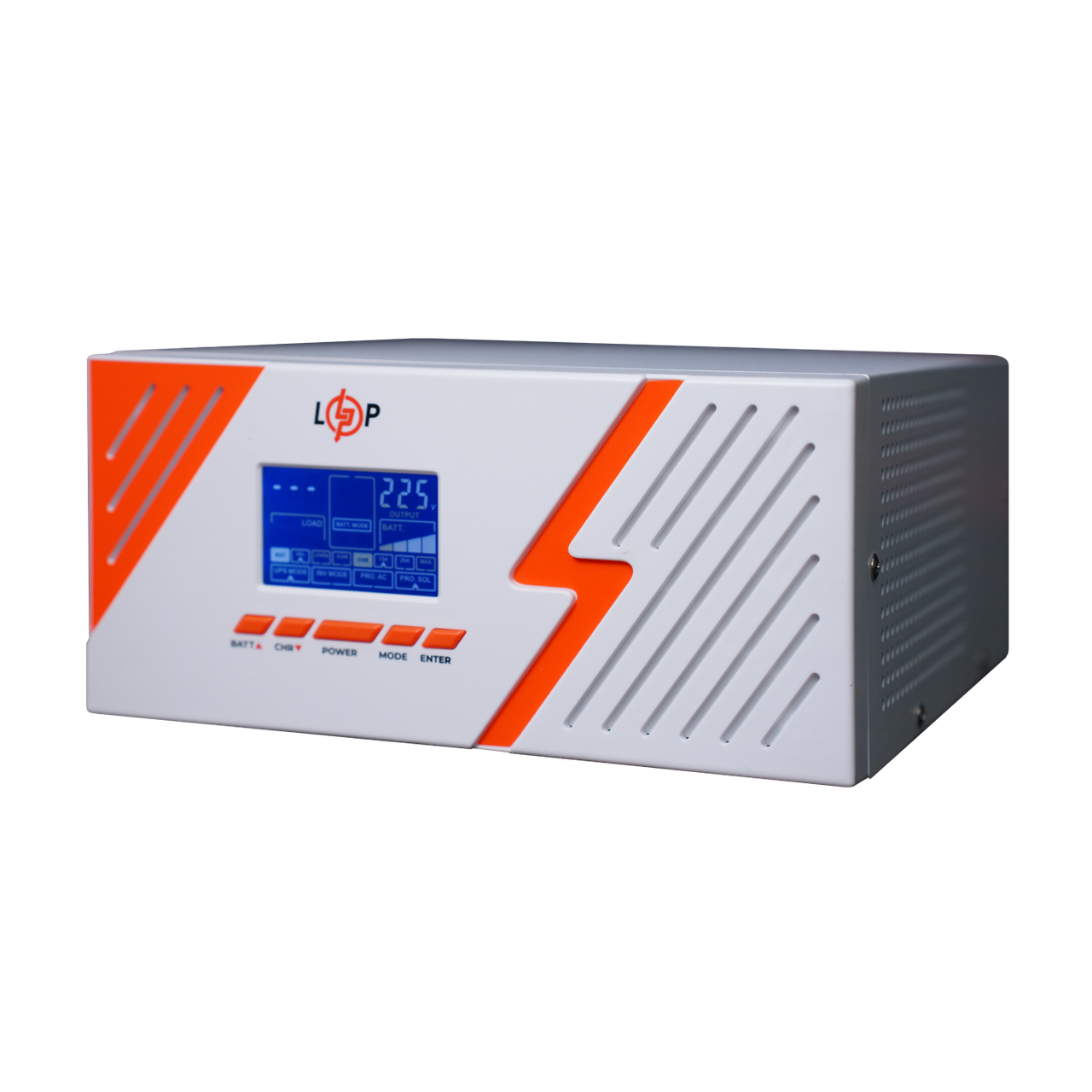 ДБЖ LogicPower LPM-PSW-1500VA 1050Вт чиста синусоїда стабілізація для котлів та серверів білий