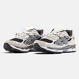 Чоловічі кросівки Asics Gel NYC Grey, сірі замшеві кросівки асікс гель нік, фото 2