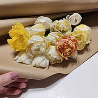 Бумага крафтовая лайт для упаковки цветов Kraft/L-105/25-80-15 в рул. 105см*25м, плотность 80г/м2