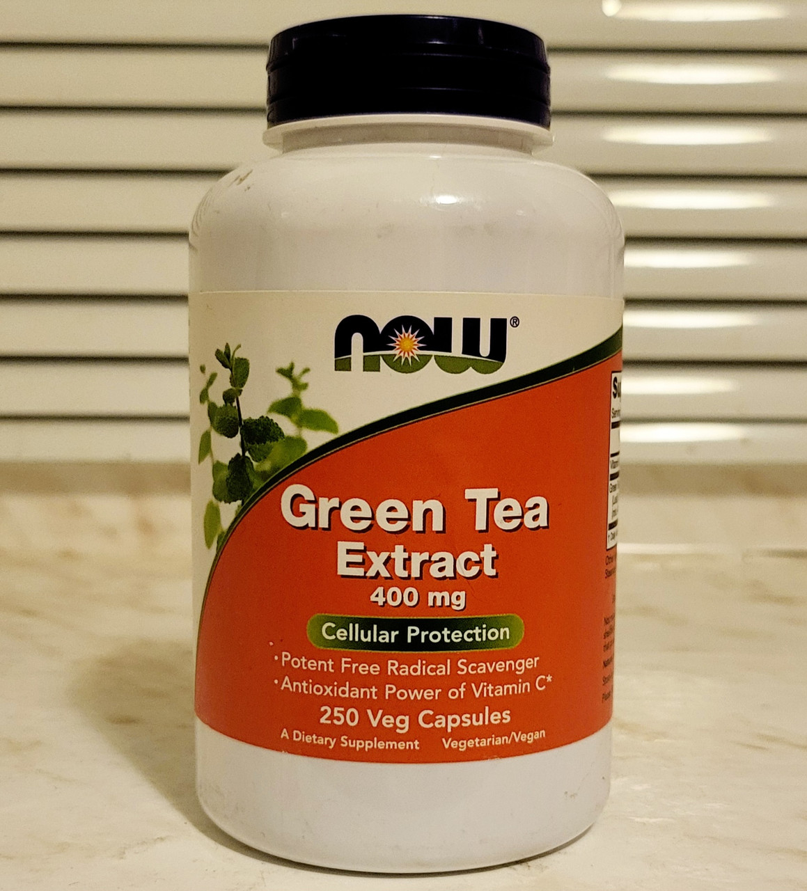 Екстракт зеленого чаю Now Foods Green Tea Extract 400 mg 250 капсул нау фудс