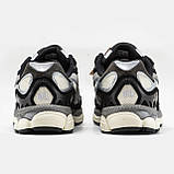 Чоловічі кросівки Asics Gel NYC 1090 White Black Grey, чорно-білі замшеві кросівки асікс гель нік, фото 6