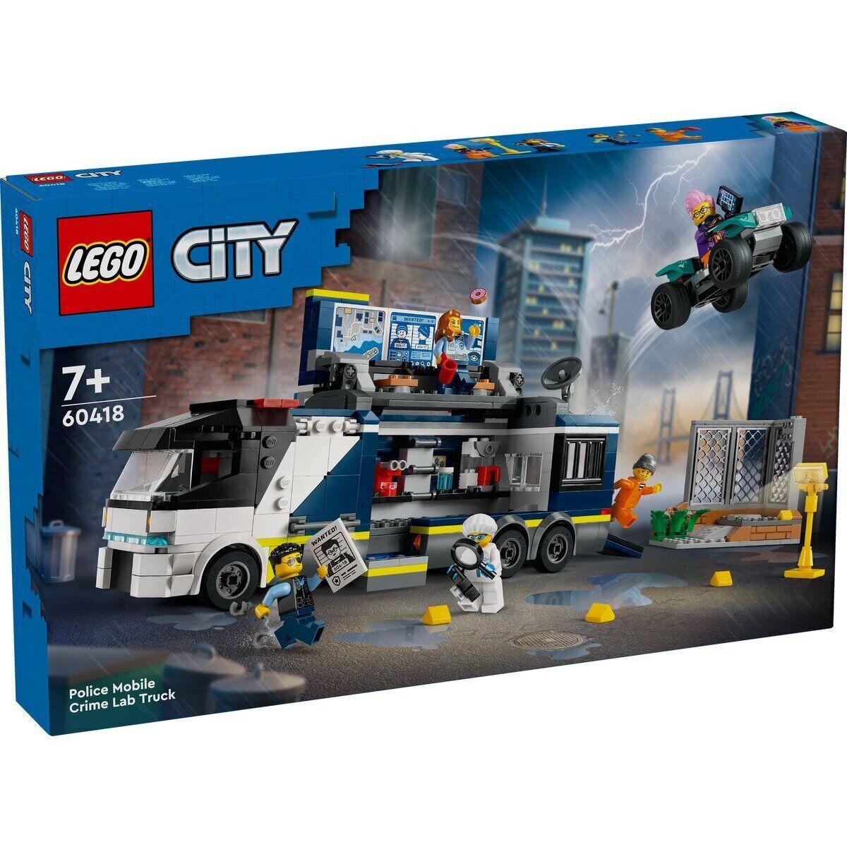 Lego City Мобільна поліцейська криміналістична лабораторія 60418, фото 1