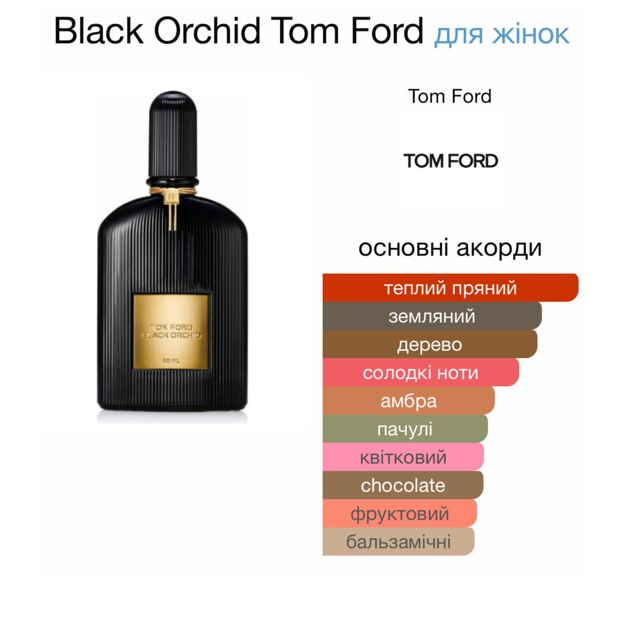 Пробник 3 мл Black Orchid Tom Ford