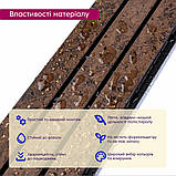 Рейка декоративна PS 2900х120х12мм Темно-коричневий із золотими вкрапленнями SW-00001737, фото 5
