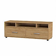 Современная тумба под ТВ Плазма Компаніт, Дуб крафт золотий