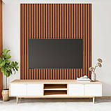 Рейка декоративна PS 2900х120х12мм Каштановий SW-00001743, фото 7