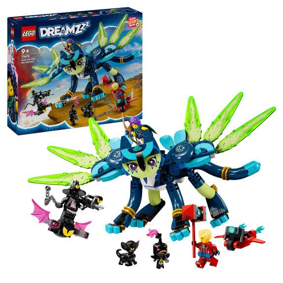 Конструктор Лего Дрімз Зоя та кіт-сова Зіан Lego DREAMZzz Zoey and Zian the Cat-Owl 71476