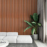 Рейка декоративна PS 2900х120х12мм Темний дуб SW-00001746, фото 7