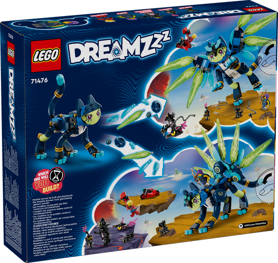 Конструктор Лего Дримз Зои и кот-сова Зиан Lego DREAMZzz 71476