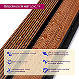 Рейка декоративна PS 2900х120х12мм Теплий каштан SW-00001753, фото 3