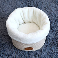 Тор! Лежак для домашних животных Hoopet 19X1303M 33*33*26 см Milk