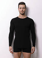 Лонгслів чоловічий Sevim чорний, арт.9029 (бавовна, фасон горловини круглий)