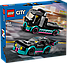 Конструктор Лего Сіті Перегоновий автомобіль і вантажівка-автовоз Lego City 60406, фото 2
