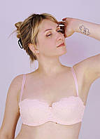 Бюстгальтер Lauma рожеві перли, арт.72F30 (балконет, анжеліка)