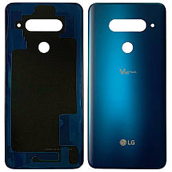 Задня кришка LG V40 ThinQ V405 (синя Оригінал)