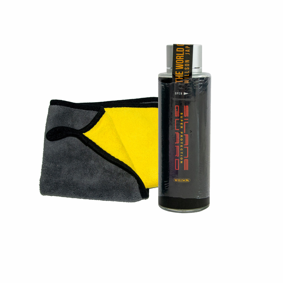 Поліроль проти подряпин для машини Willson Silane Guard 57ml, мікрофібра для полірування авто, життя (ST)